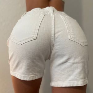 White shorts size 24
